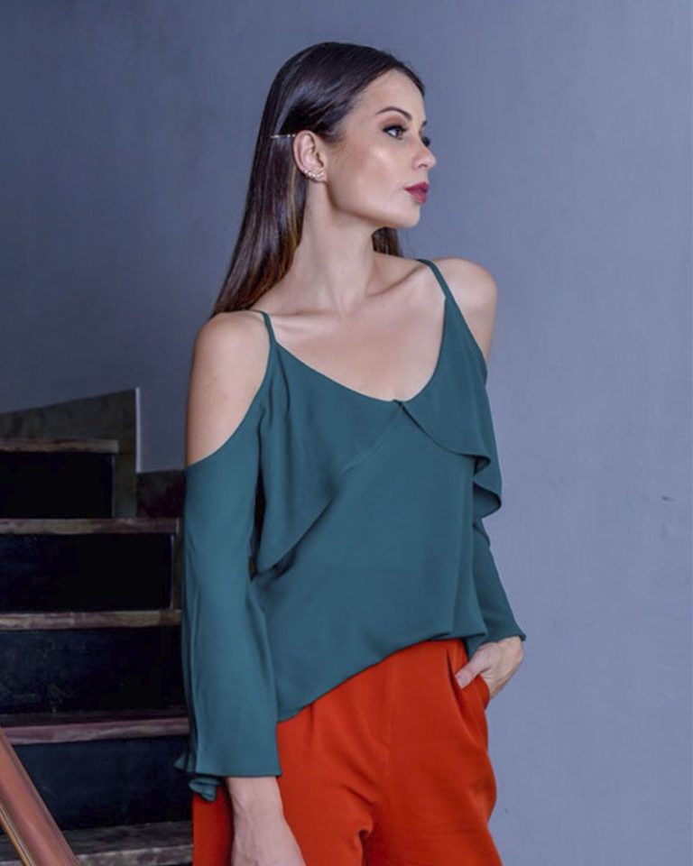Blusa Jane Cigana Manga Longa