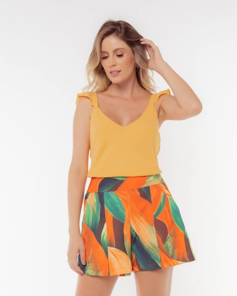 Short Madalena Estampada