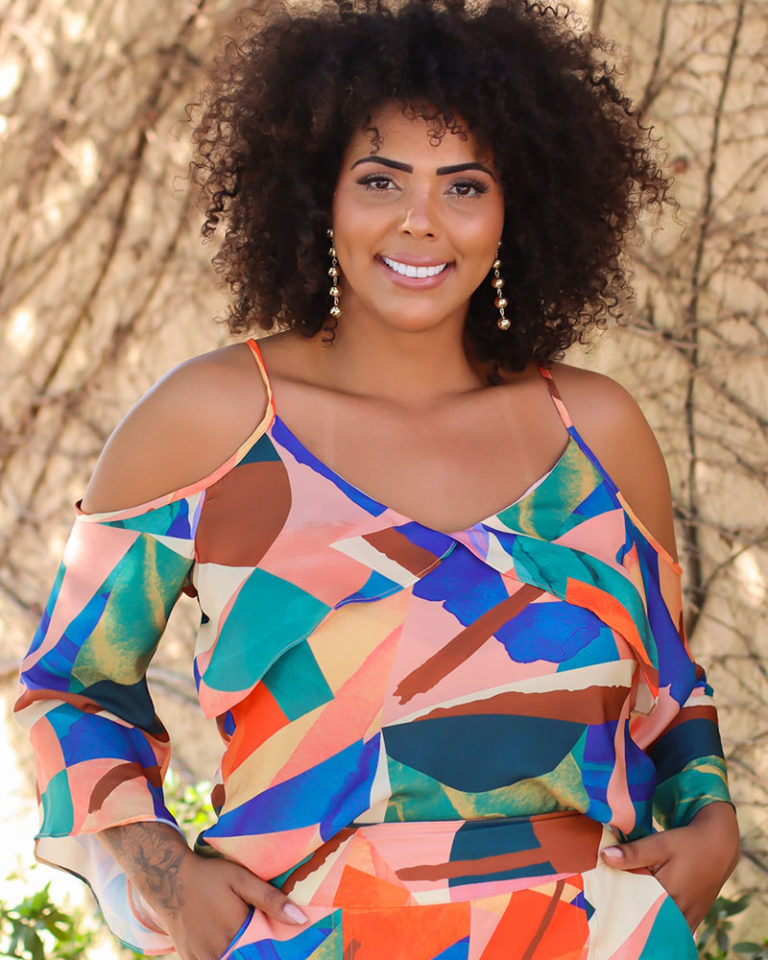 Blusa Jane Sunset Curves