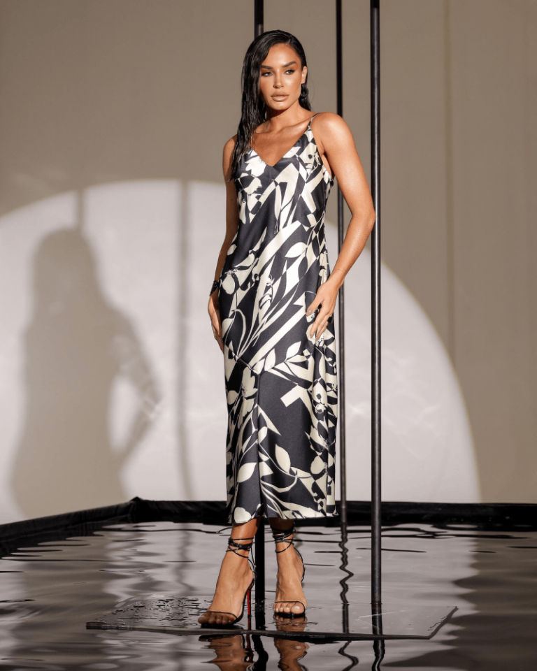 Vestido Bruna Minimal Flowers