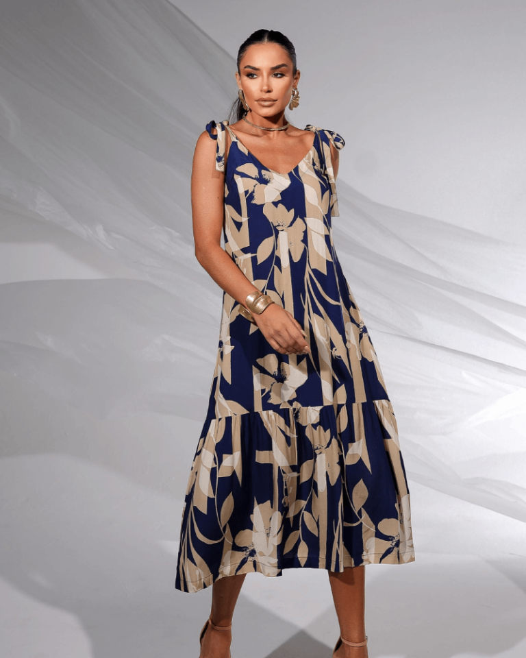 Vestido Cassia Minimal Flowers